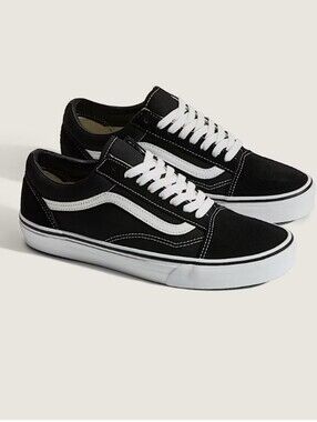 Vans Old Skool Black with White Stripe Low-Top Sneakers